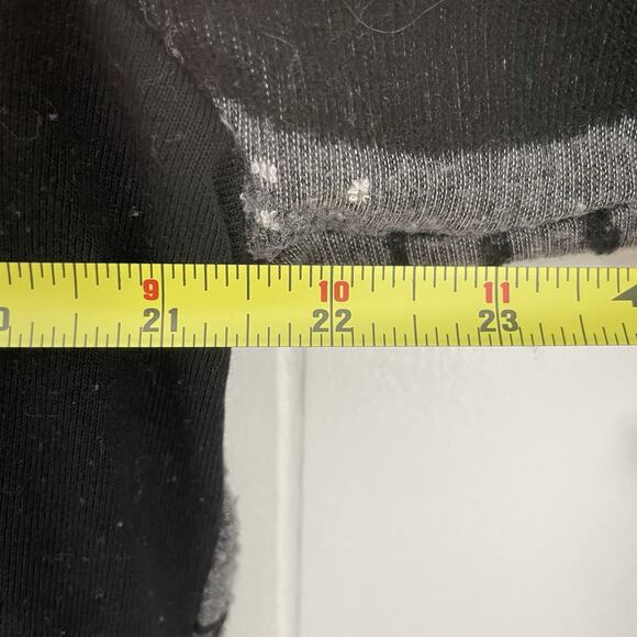 XXL Cowl Neck Tunic Top Gray Black Abstract Dot Print Lagenlook Art to Wear - Picture 8 of 9